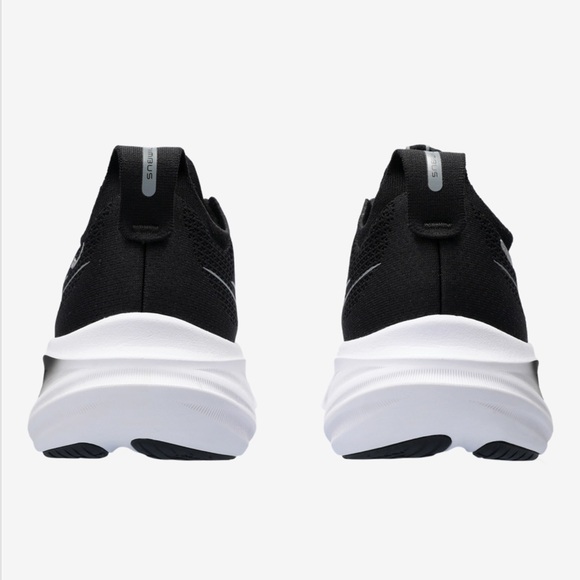 ASICS Mens Gel-Nimbus 26 Black/white Running Shoes - Picture 3 of 7